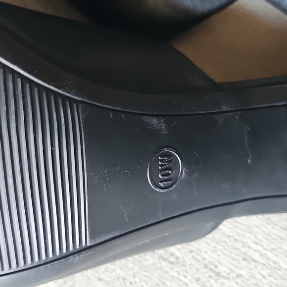 a . new day Black Mules Size 10W - Picture 4 of 8